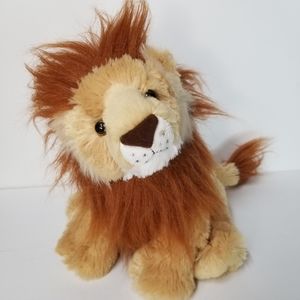 Aurora Destination Nation‎ Lion Plush Stuffed Animal Toy 10" Tall Fuzzy Mane